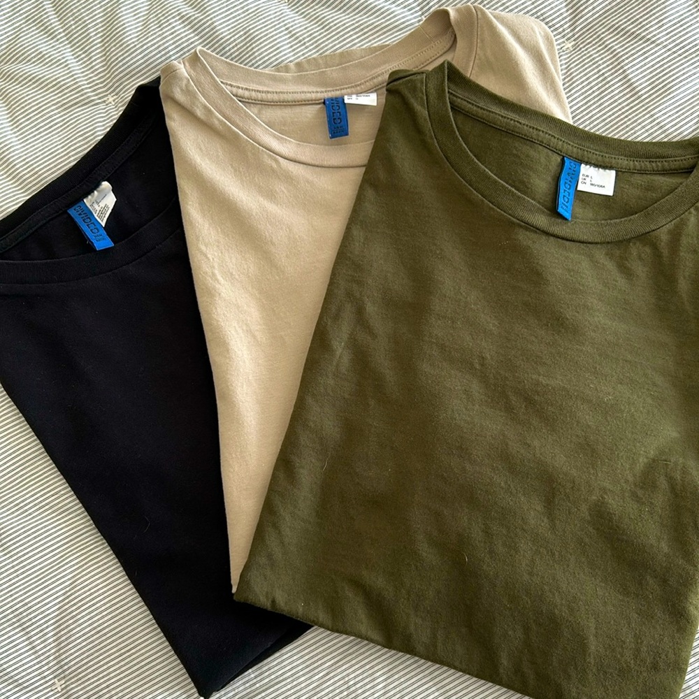 Set of 3 H&M t-shirts